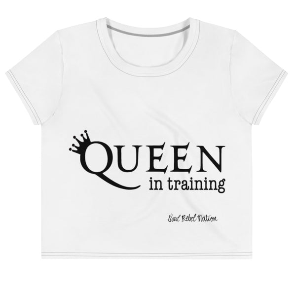 Queen In Training Crop Tee
